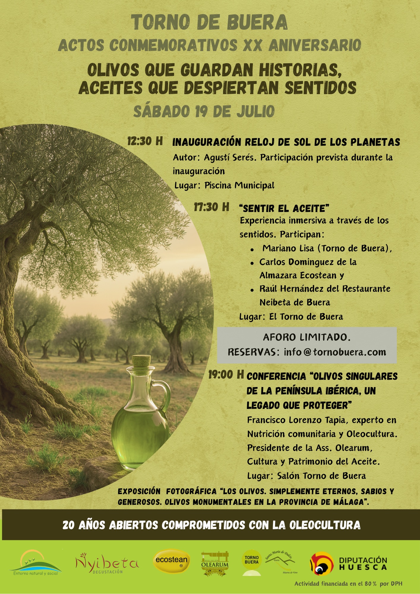 Jornada dedicada al AOVE y la olivicultura tradicional en Buera 