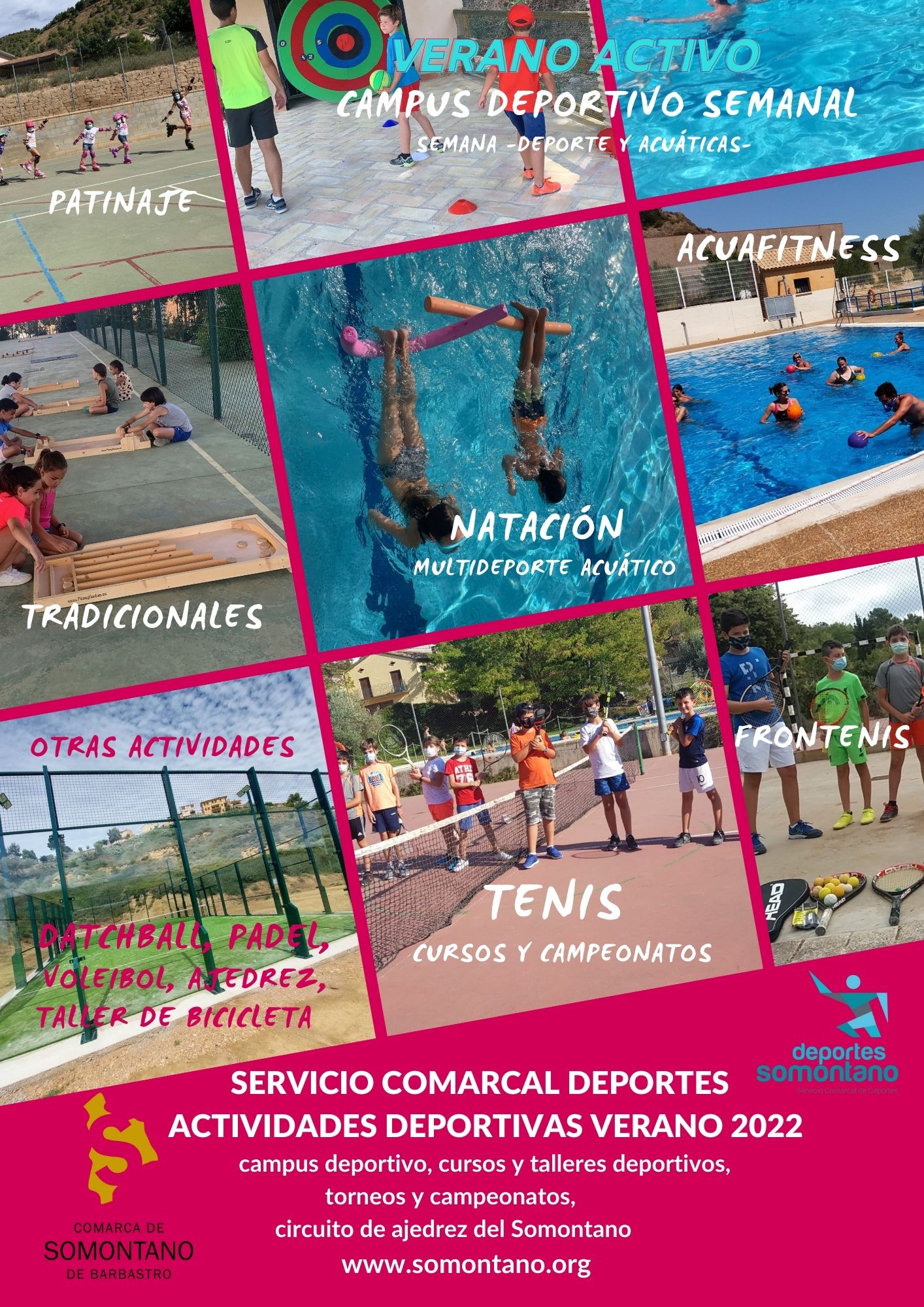 Actividades deportivas verano 2022