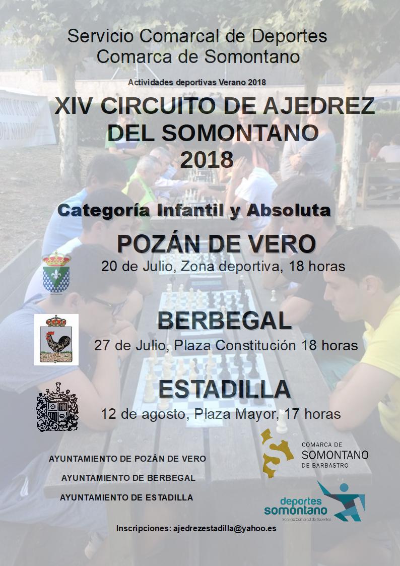 XIV Circuito ajedrez2018 cartel