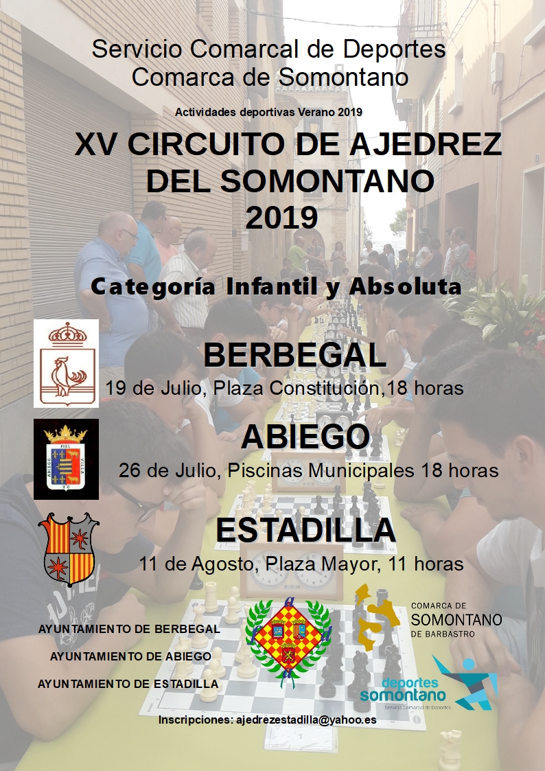 XV Circuito ajedrez2019 cartel